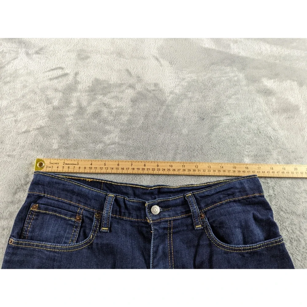 Levis 569 Shorts Mens 32 Blue Denim Dark Wash Skate Loose 11